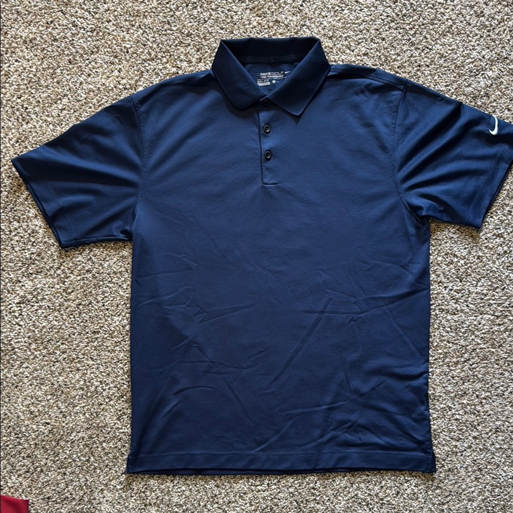 Nike Men’s Blue Polo Shirt Athletic Performance